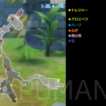 アルケミアストーリー マップ 3国国境 採集場所